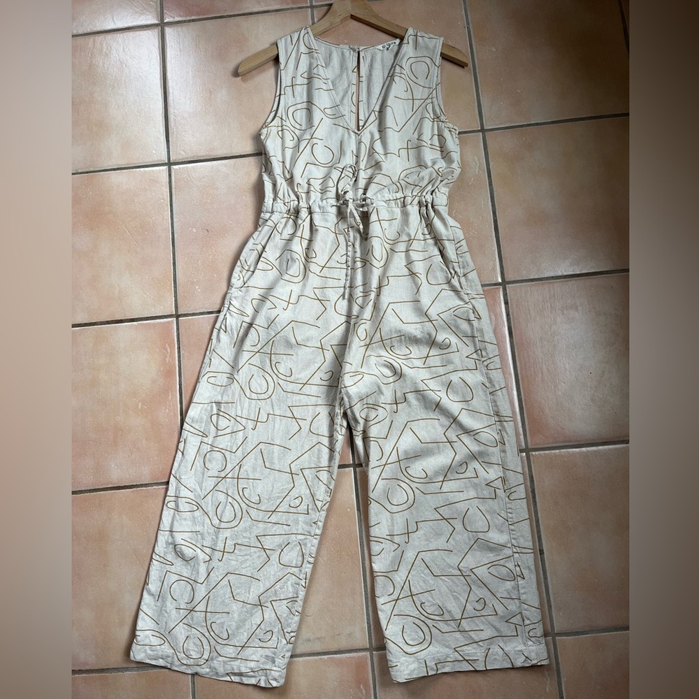 Ali Golden geometric jumper / jumpsuit